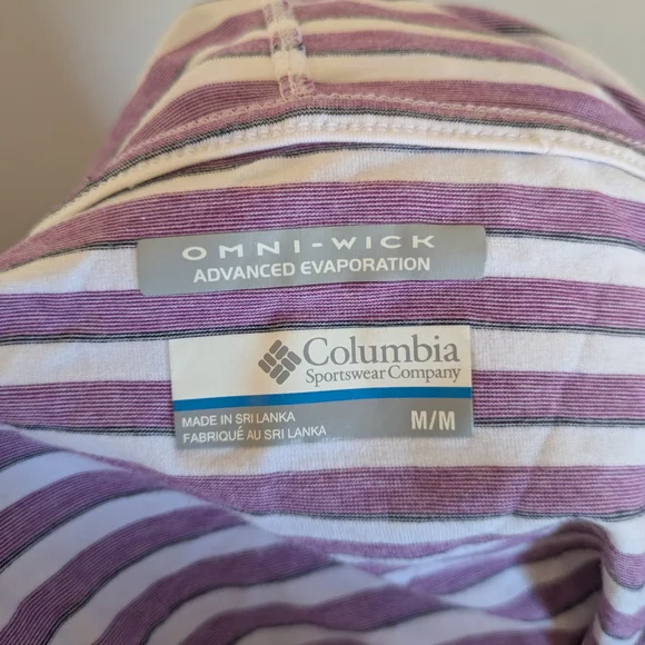 Columbia Women's Striped Omni Wick Sun Hoodie - Picture 4 of 5